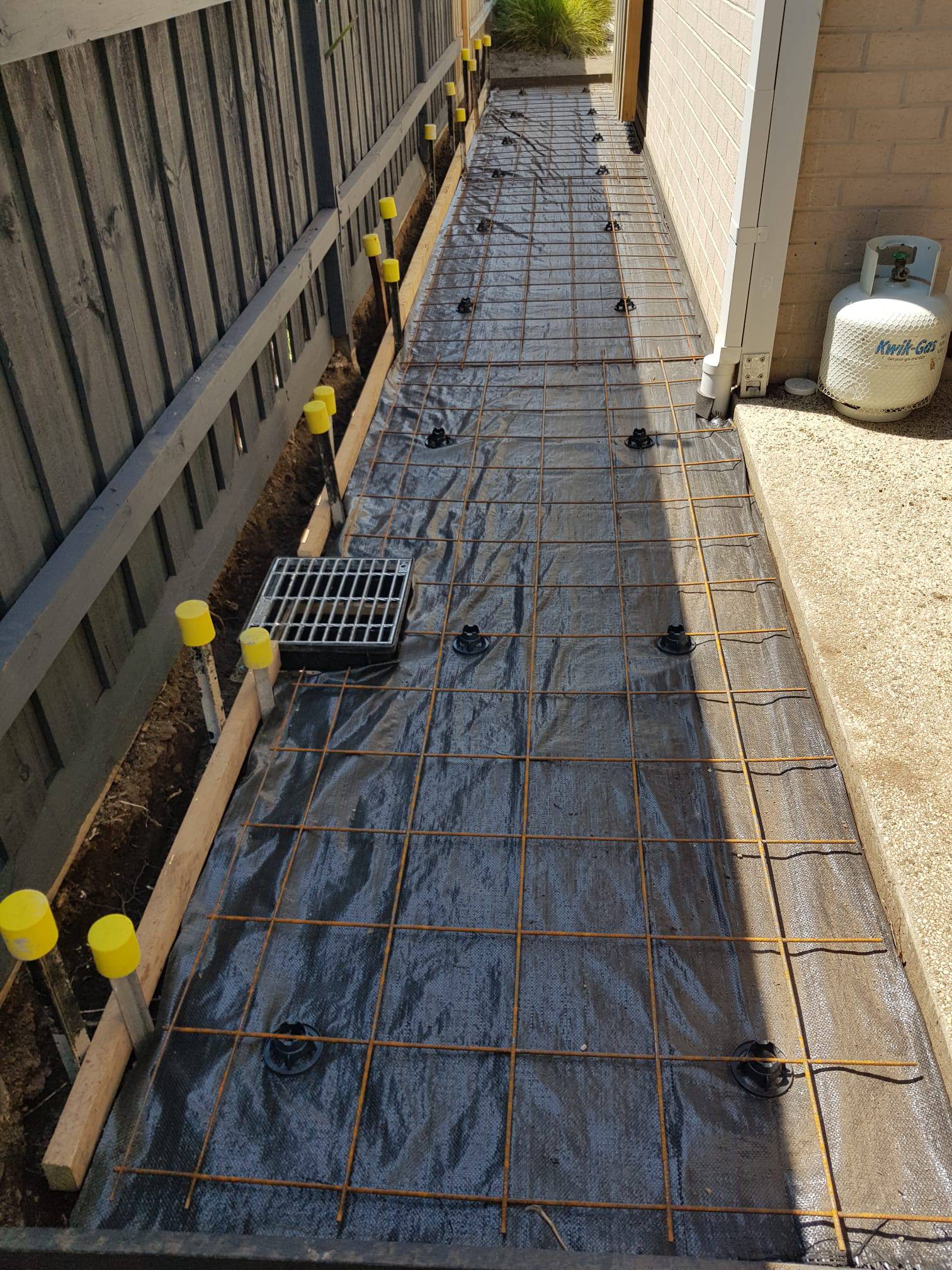 Path around the house